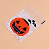 Halloween Theme Pumpkin Plastic Cookies Bags PW-WG2A525-01-1