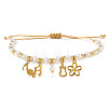 304 Stainless Steel Charm Bracelets BA2405-6-1
