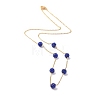 Polymer Clay Rhinestone Beads Necklace BJEW-B078-05G-2