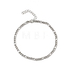 6Pcs Bohemian Style Alloy Chain Bracelets Kit for Women WG2620E-01-2