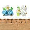 Glass Seed Beaded Pendants PALLOY-MZ01338-3