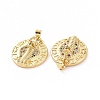 Brass Micro Pave Cubic Zirconia Pendants KK-A181-VA266-2-3