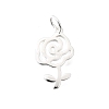 Valentine's Day 925 Sterling Silver Rose Pendants STER-G046-01S-1