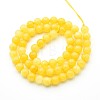 Natural Quartz Beads Strands G-N355-6mm-17-2