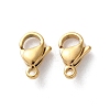 304 Stainless Steel Lobster Claw Clasps STAS-V007-01B-G-1