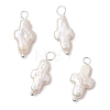 Natural Keshi Pearl Pendants PALLOY-JF02900-01-1