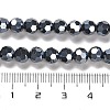 Electroplate Opaque Glass Beads Strands LS-EGLA-A035-P6mm-A18-4