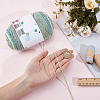 Cotton with Acrylic Fibers Knitting Yarn DIY-WH20055-121C-3