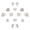 SUNNYCLUE 14Pcs 7 Styles 201 Stainless Steel Pendants STAS-SC0002-79P-1