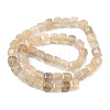 Natural Gold Rutilated Quartz Beads Strands G-C267-A03-3