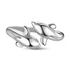 SHEGRACE Newest Vogue Design Dolphin 925 Sterling Silver Cuff Rings JR27A-2