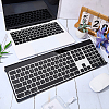 Acrylic Computer Keyboard Holder ODIS-WH20025-22B-01-4