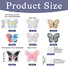  DIY Butterfly Earring Making Kit DIY-TA0005-24-11