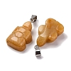 Natural Topaz Jade Pendants G-B127-06P-03-3