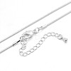 Rack Plating Brass Snake Chain Necklaces NJEW-E029-05S-A01-1