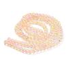 Spray Painted Crackle Glass Beads Strands CCG-Q002-6mm-03-3