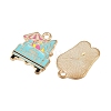 Alloy Enamel Pendants FIND-G100-04G-2