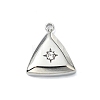 304 Stainless Steel Rhinestone Pendants STAS-L022-447P-1