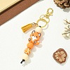 Silicone Pendant Decorations HJEW-YW00451-02-4