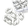 20Pcs Opaque Spray Painted Acrylic Linking Rings OACR-YW0001-53B-2