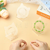 4Pcs Clear Acrylic Slant Back Single Bracelet Bangle Display Stands AC-FS5191-01A-6
