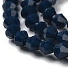 Opaque Solid Color Imitation Jade Glass Beads Strands LS-GLAA-F029-P4mm-09-3