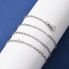 Brass Cable Chains Necklaces for Women NJEW-D302-47P-1