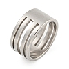 201 Stainless Steel Rings RJEW-A034-10P-1-1