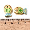 Baking Paint Glass Enamel Beads GLAA-B035-01B-4