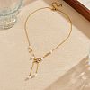 304 Stainless Steel Crystal Rhinestone Butterfly Pendant Necklaces for Women NJEW-P357-01G-1
