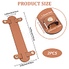 Imitation Leather Bag Strap Covers DIY-CL0001-73C-2