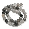 Natural Cloudy Quartz Beads Strands G-E571-A08-03-3