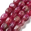 Dyed Natural Malaysia Jade Beads Strands G-P528-I03-01-1