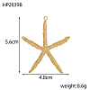 304 Stainless Steel Big Pendants STAS-OY008-29G-2