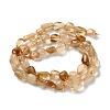 Natural Citrine(Heated) Beads Strands G-F827-A01-01-3