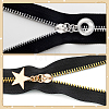 48Pcs 6 Styles Alloy Zipper Sliders with Round Charm DIY-ME0003-69-5