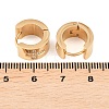 304 Stainless Steel Micro Pave Clear Cubic Zirconia Hoop Earrings EJEW-G457-03G-5