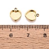 304 Stainless Steel Pendant Cabochon Component STAS-Q113-16G-3
