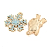 20Pcs Christmas Theme Alloy Enamel Pendants FIND-U010-10-2