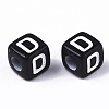 Opaque Acrylic Beads SACR-N002-01D-3