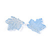 Baking Paint Transparent Glass Pendants DGLA-N014-11A-01-2