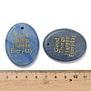 Natural Blue Aventurine(Dyed & Heated) Pendants G-K353-06F-3