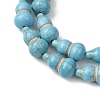 Synthetic Turquoise Dyed Beads Strands G-B184-B02-03-4