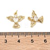 Brass Micro Pave Cubic Zirconia Pendants KK-A291-03G-06-3