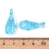 Sea Animal Theme Transparent Resin Pendants LS-RESI-D071-04A-4