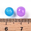 Baking Painted Imitation Jade Glass Beads DGLA-Q021-6mm-M-4