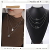 24Pcs 304 Stainless Steel Ball Chain Necklace Making NJEW-BBC0001-10A-5
