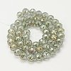 Electroplate Glass Beads Strands EGLA-J015-8mm-WLS10-2