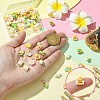 60Pcs 12 Styles Opaque Resin Cabochons RESI-CJ0004-14-4