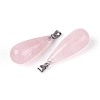 Natural Rose Quartz Pendants G-N360-08P-02-2